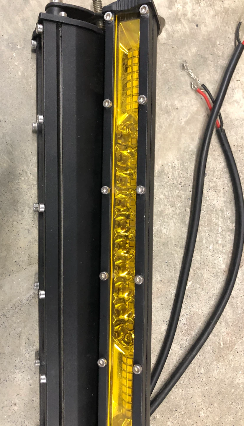Two Amber LED Light Bars (Flood & Spot) - photo 2