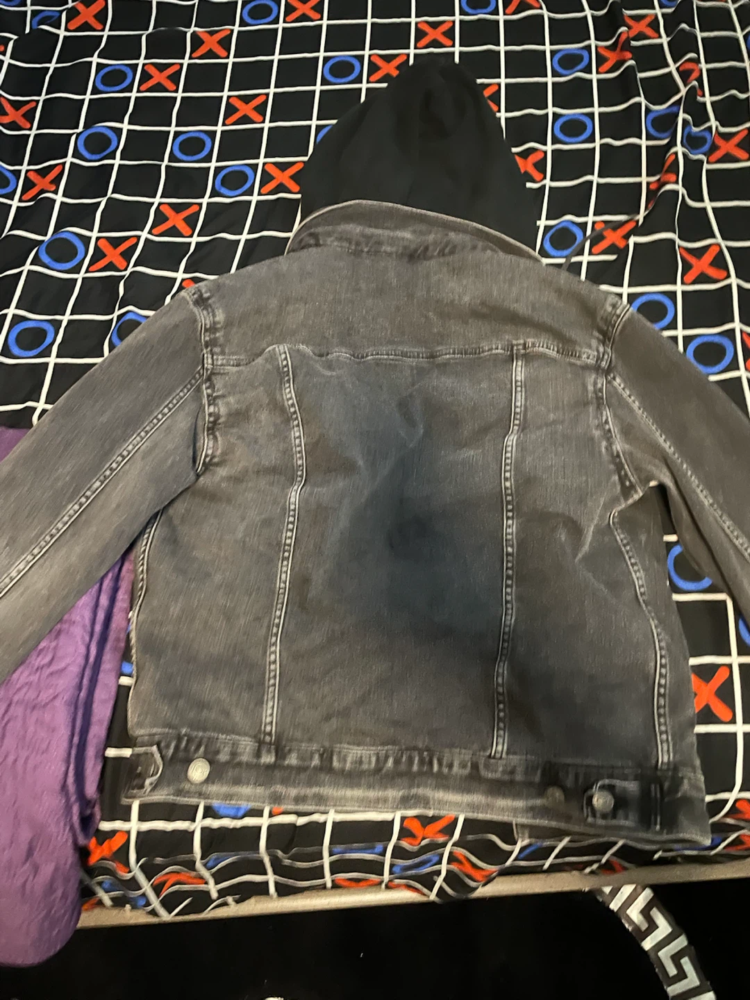 Real Good Black Denim Hooded Jacket - photo 2