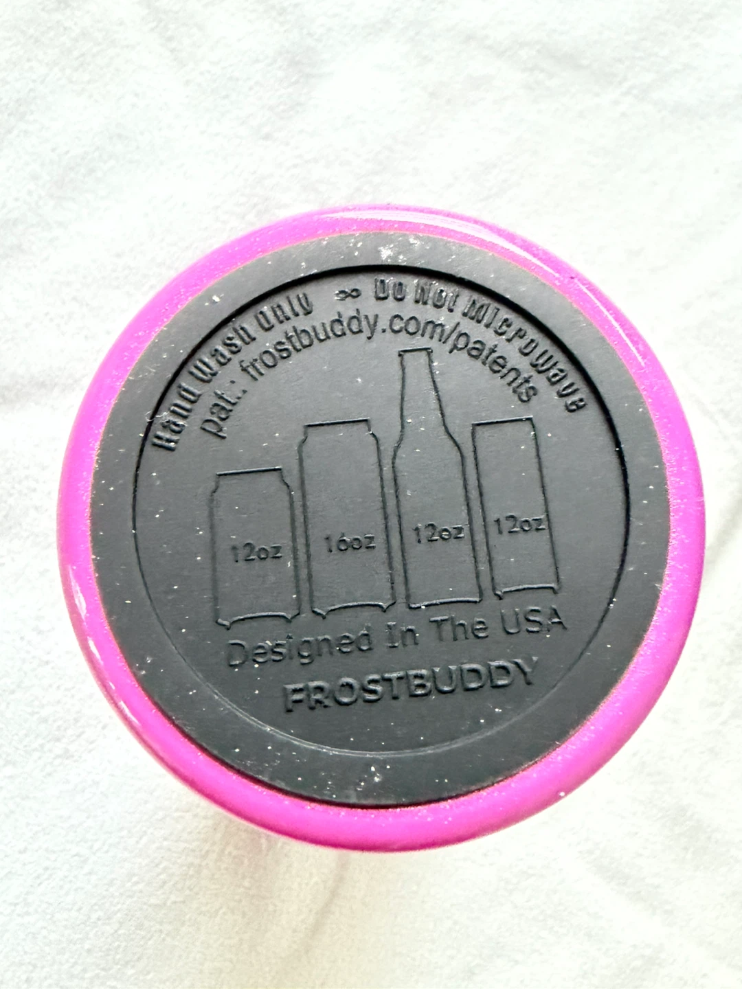 FrostBuddy Pink Fits Cans & Bottles 12oz-16oz - photo 2