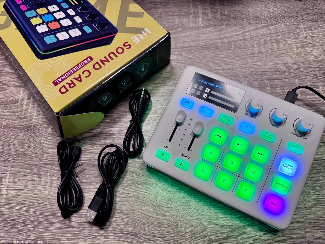 G1 Sound Card + UHF Wireless Mic – Karaoke / Livestream 🎶 - photo 3