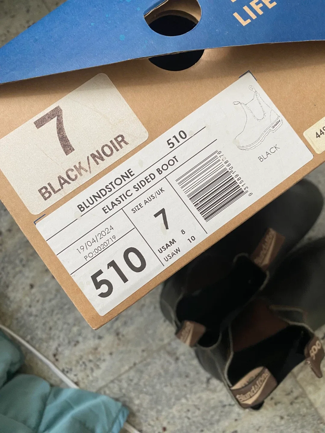 Blundstone 510 Elastic Sided Boots Black Size 8 US Men - photo 2