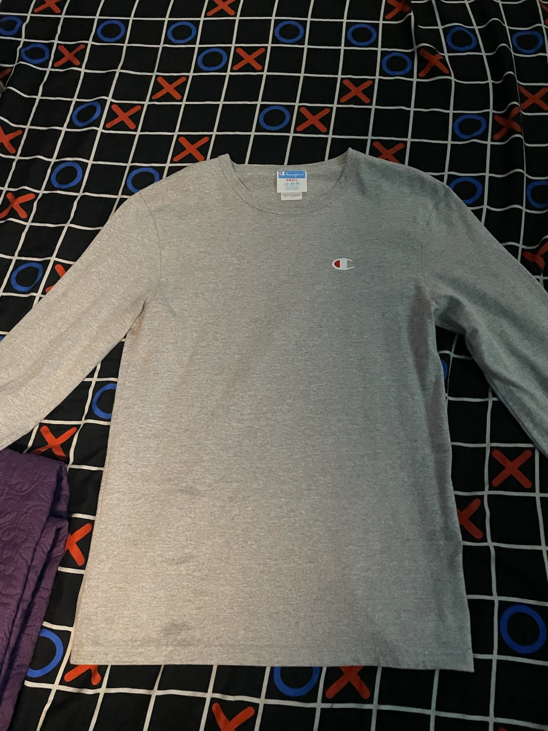 Champion Long Sleeve Gray Shirt
