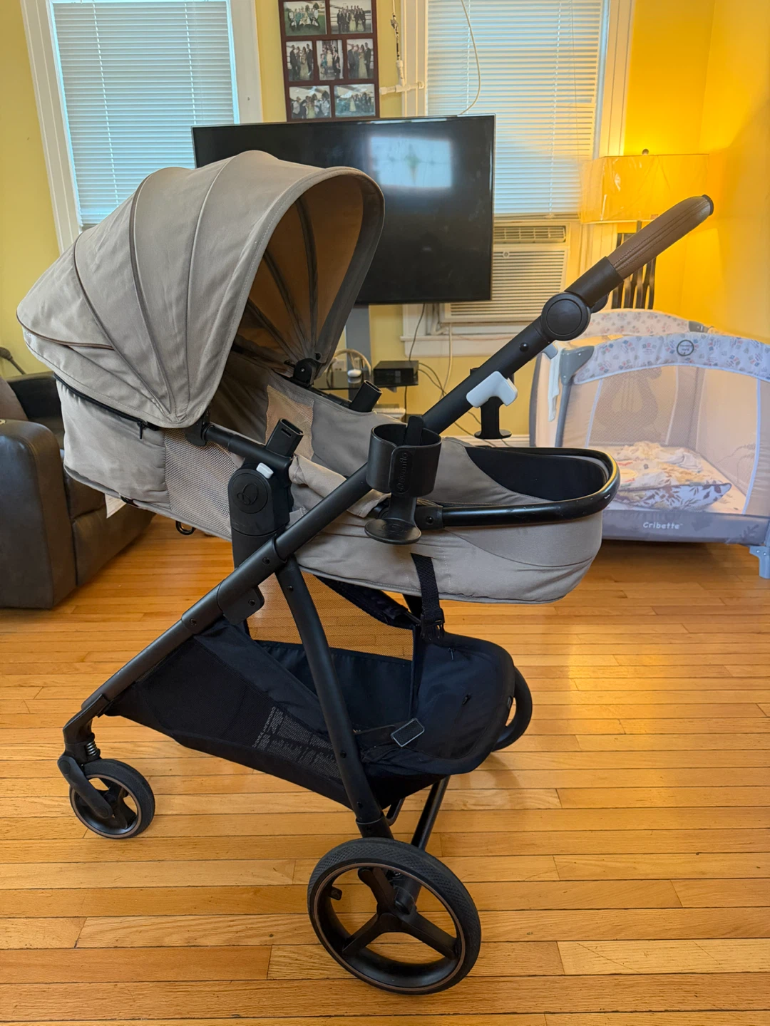 Evenflo Shyft Intuiti+ Stroller with Green & Gentle Fabric - photo 4