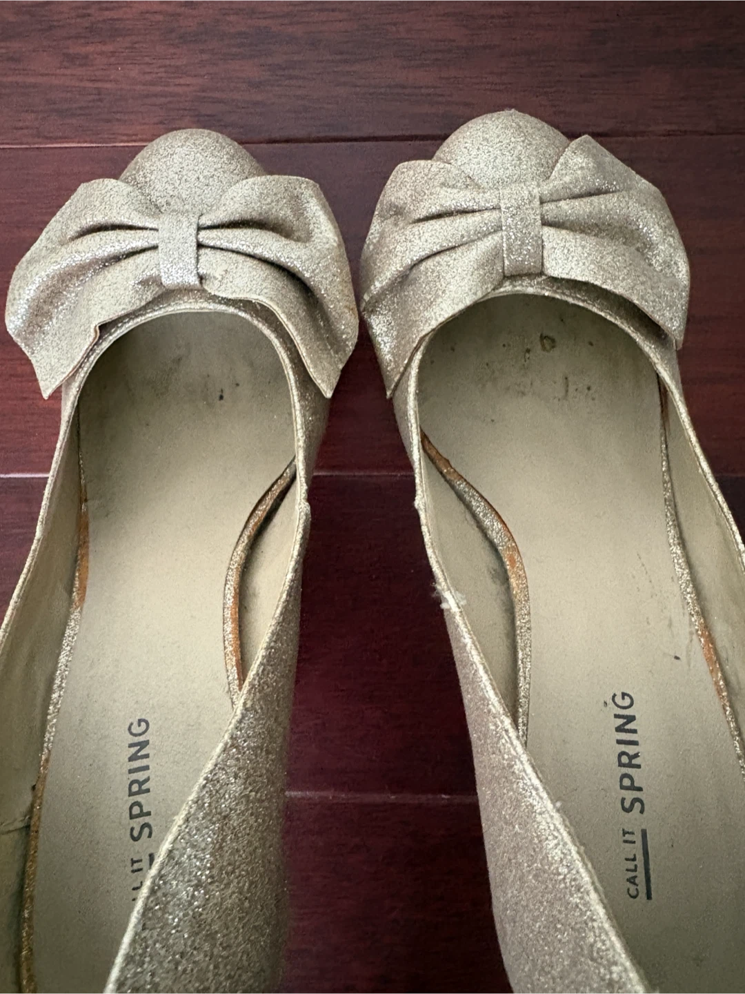 Call It Spring Gold Glitter Heels - photo 4