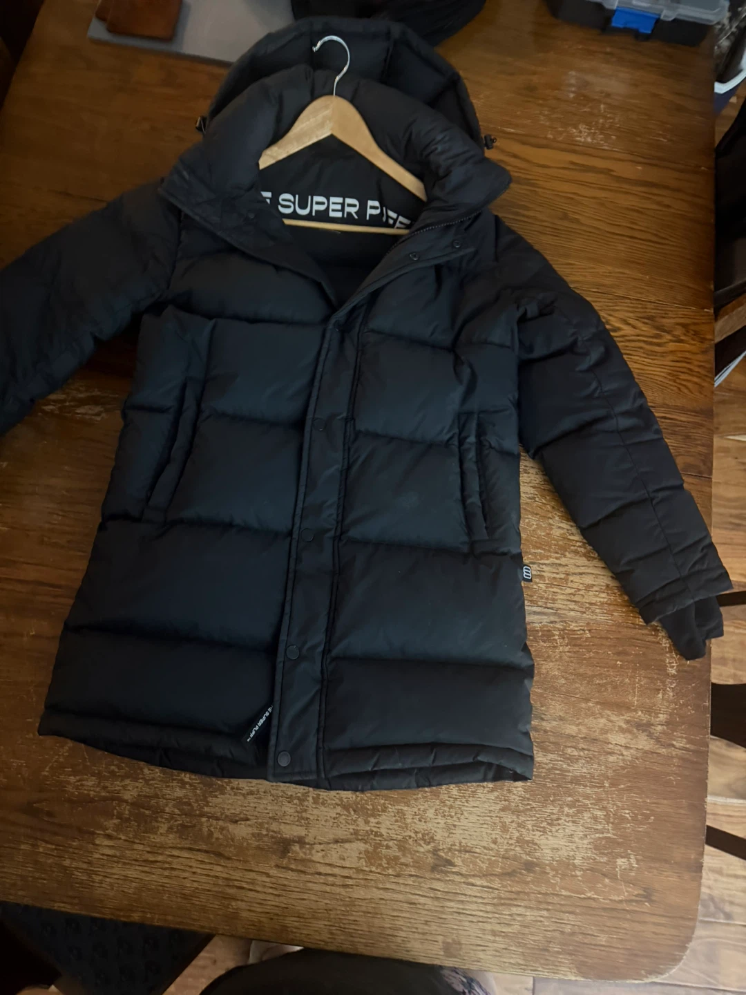 Aritzia The Super Puff Jacket - Black - Size XS