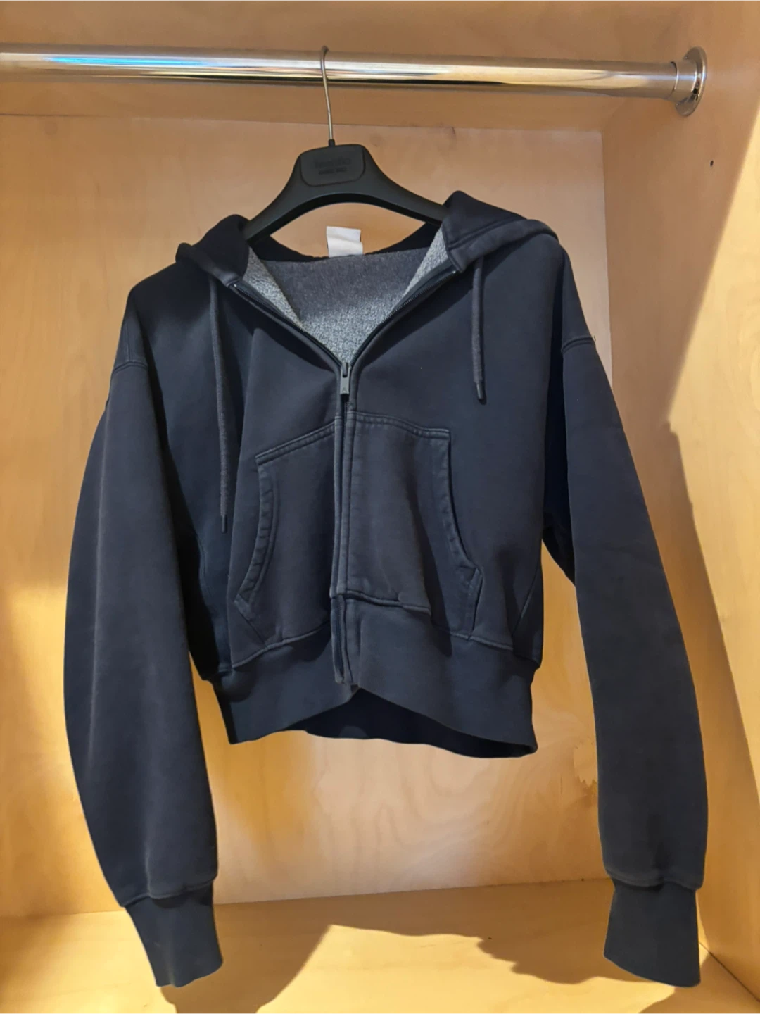 Navy blue xs boyfriend fit Aritzia zip up - photo 2