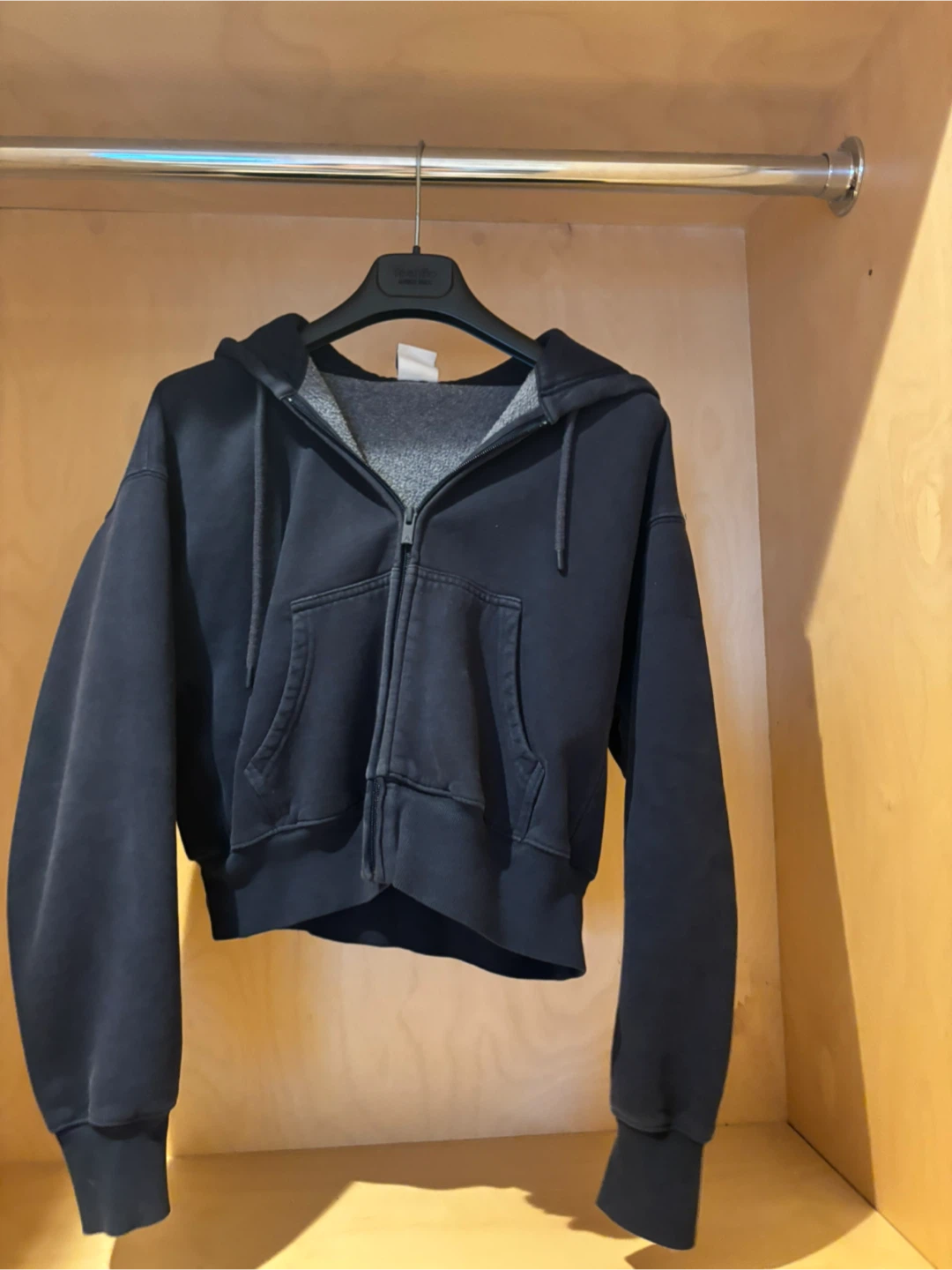 Navy blue xs boyfriend fit Aritzia zip up - photo 3