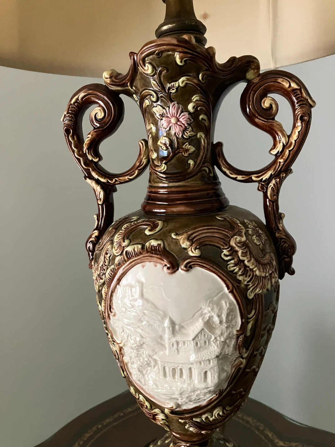 Vintage Ceramic Table Lamp set of 2 - photo 2