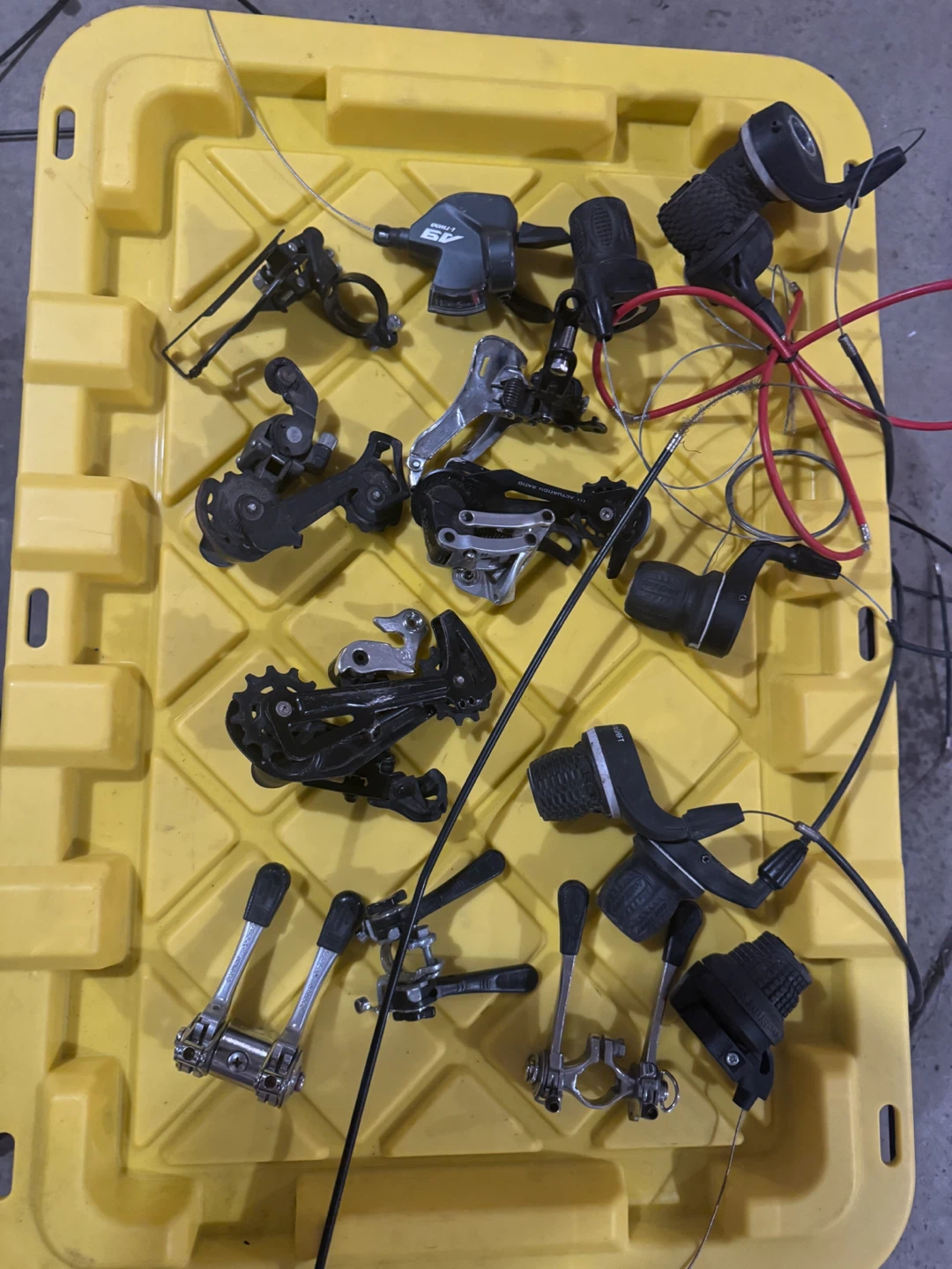 Bike Gear Shifters and Derailers. $30 all