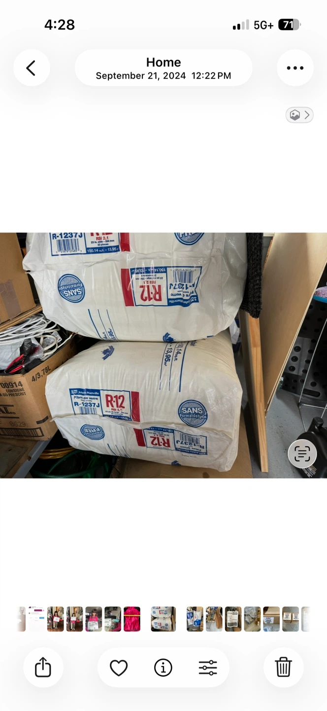2 bags R12 insulation - photo 2