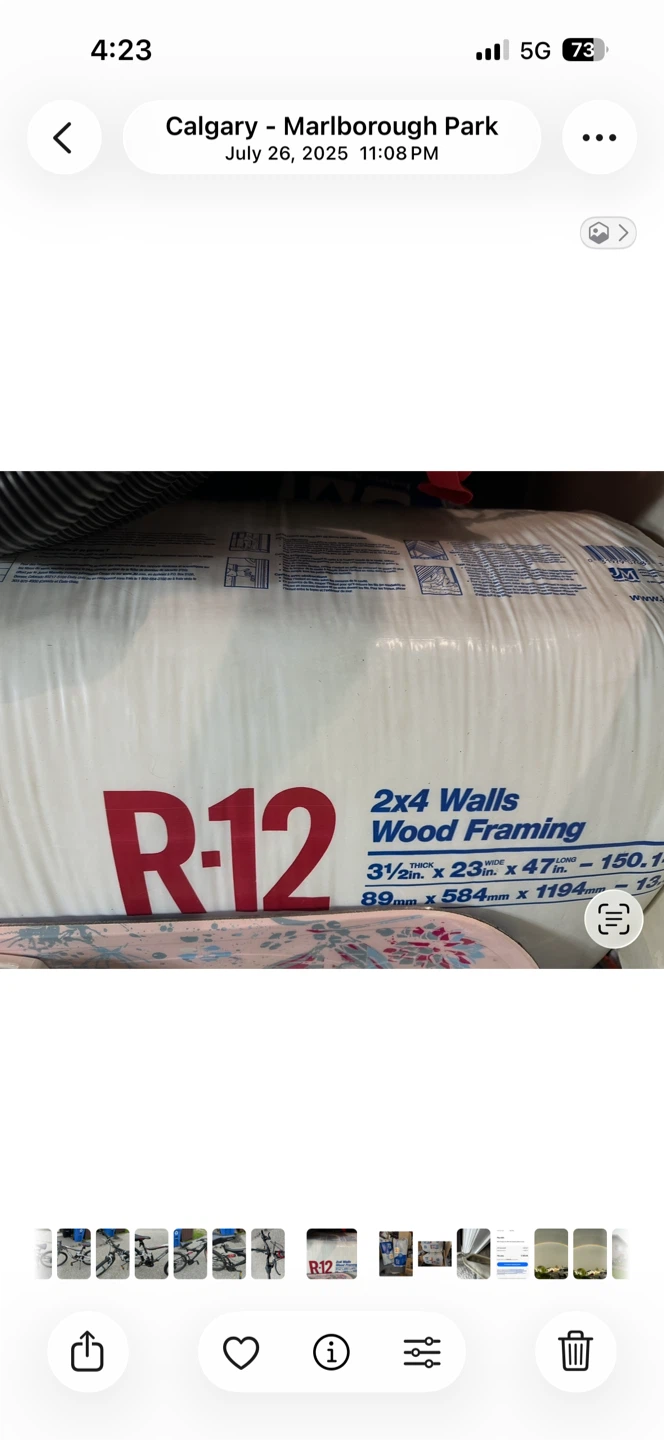2 bags R12 insulation - photo 3