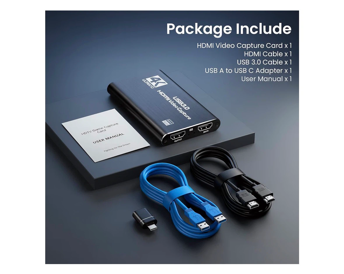 4K Ultra HD USB 3.0 HDMI Video Capture Card