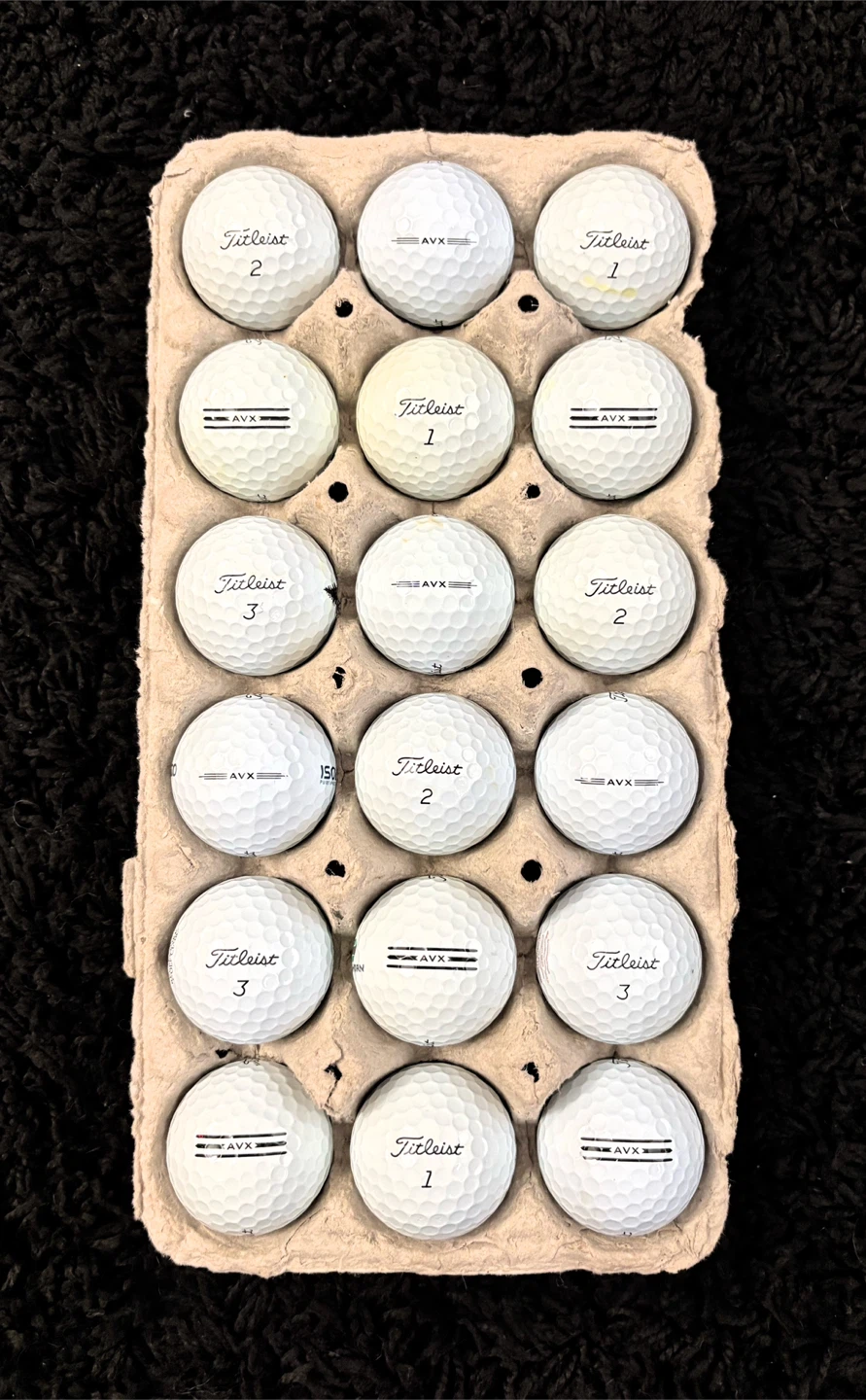 18 Titleist AVX Golf Balls - photo 2