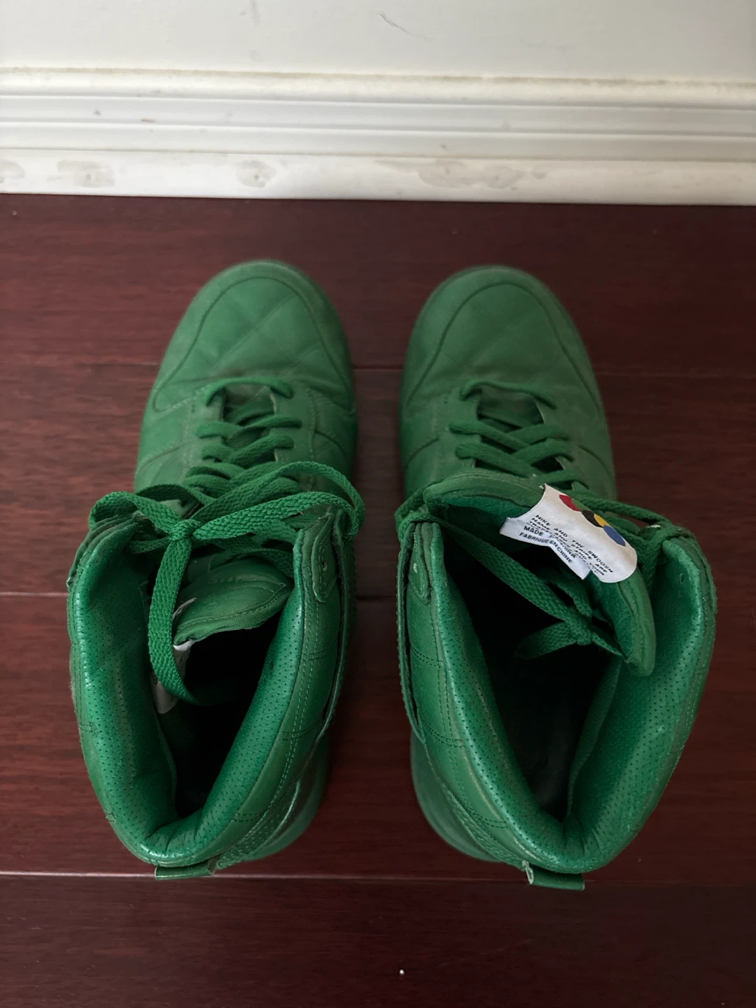 Nike Dunk High Green Sneakers - photo 3