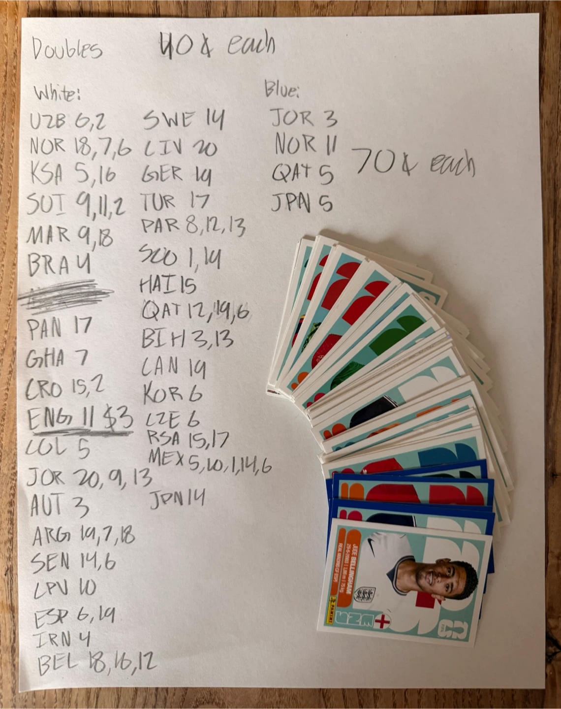 Panini FIFA World Cup Stickers