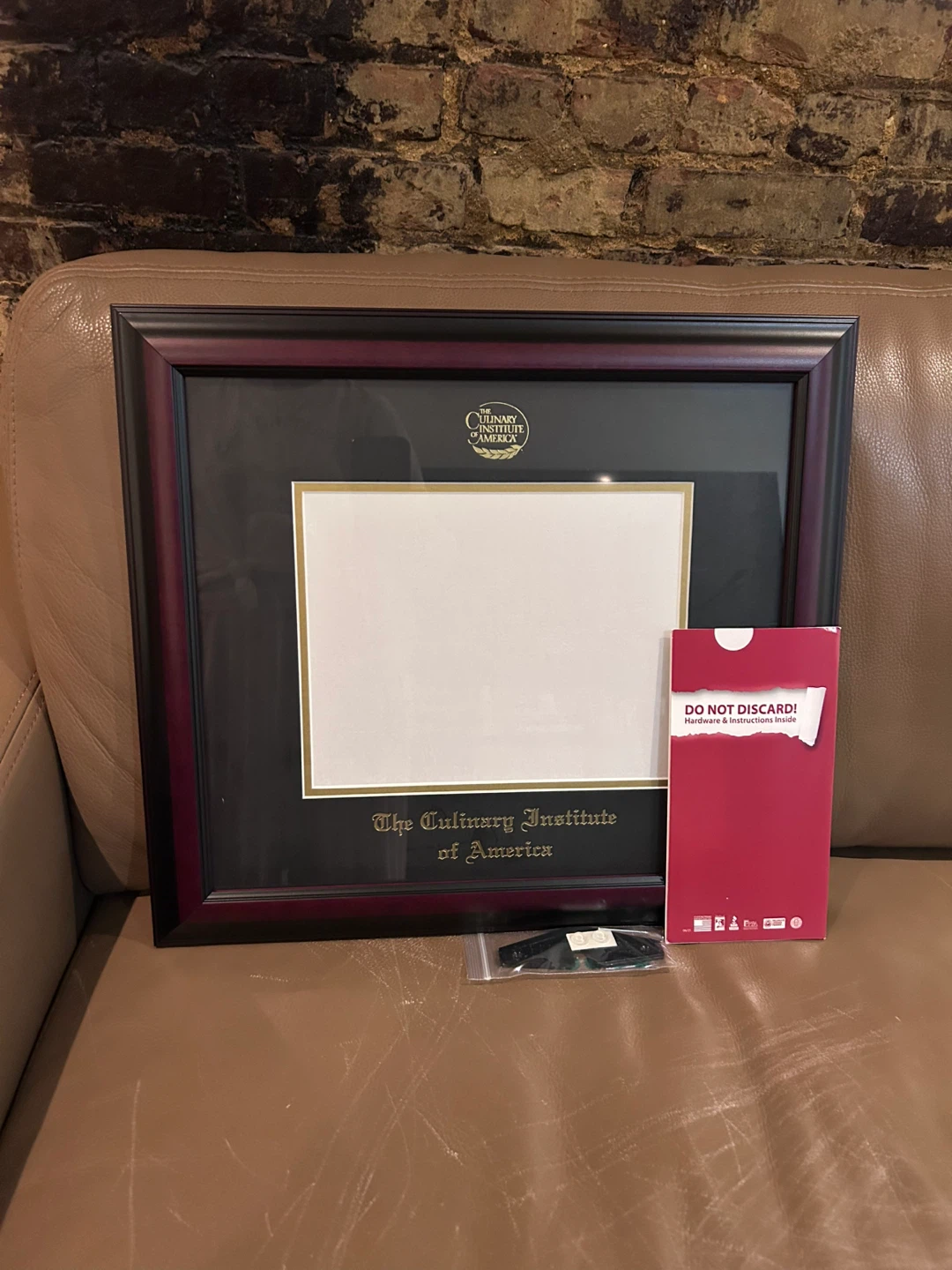 Culinary Institute of America Diploma Frame