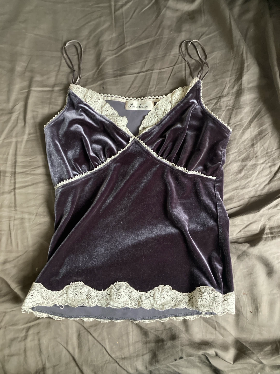 Par Avion Velvet Camisole