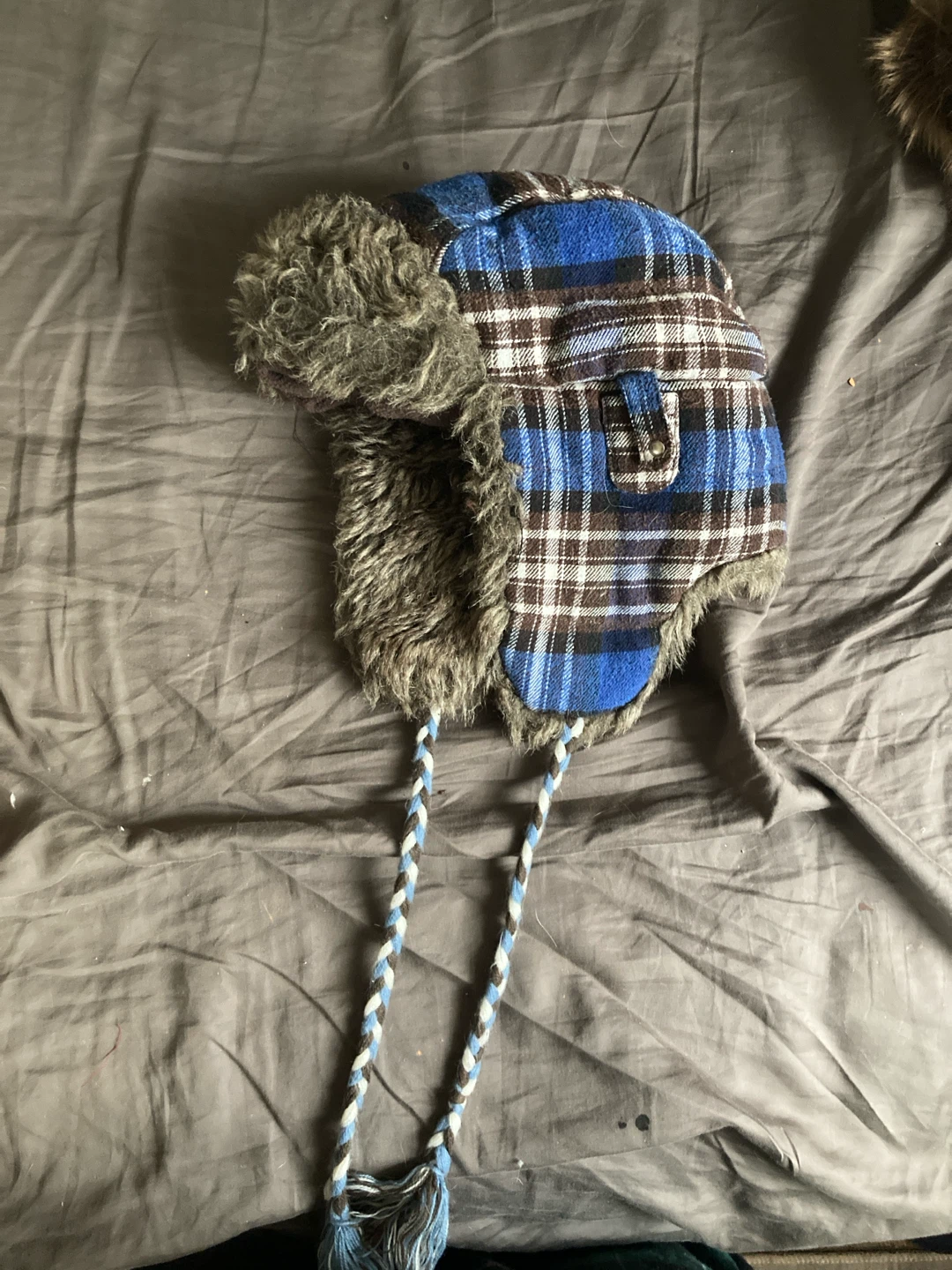 American Eagle Plaid Trapper Hat - photo 2