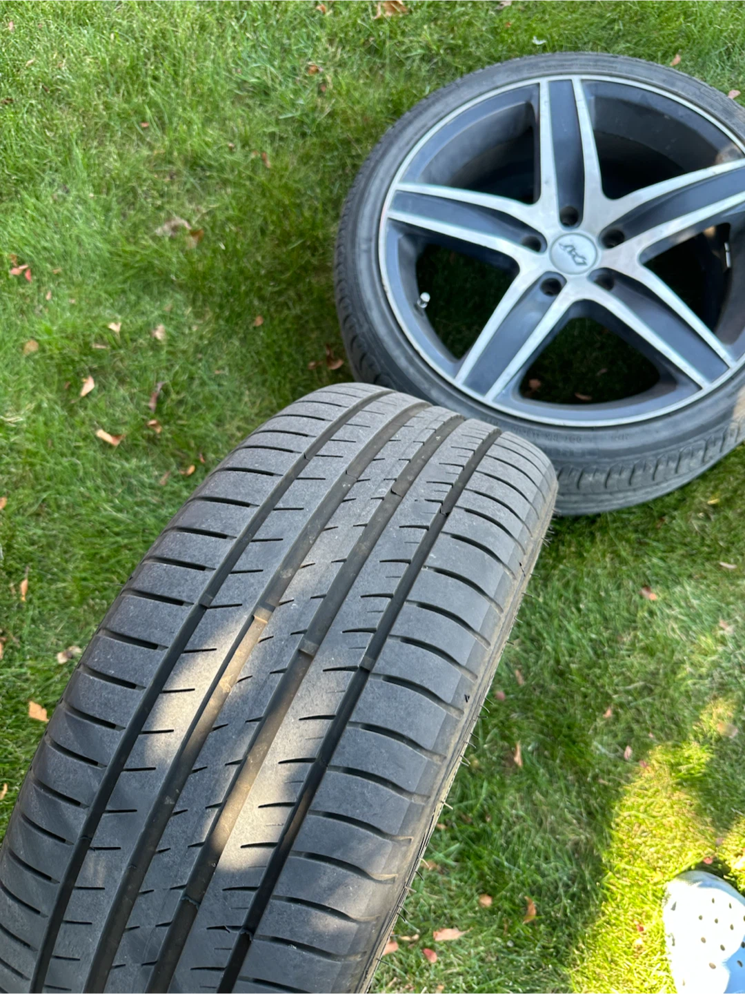 Set of 4 DAI Alloy Wheels with Cooper Tires - photo 2
