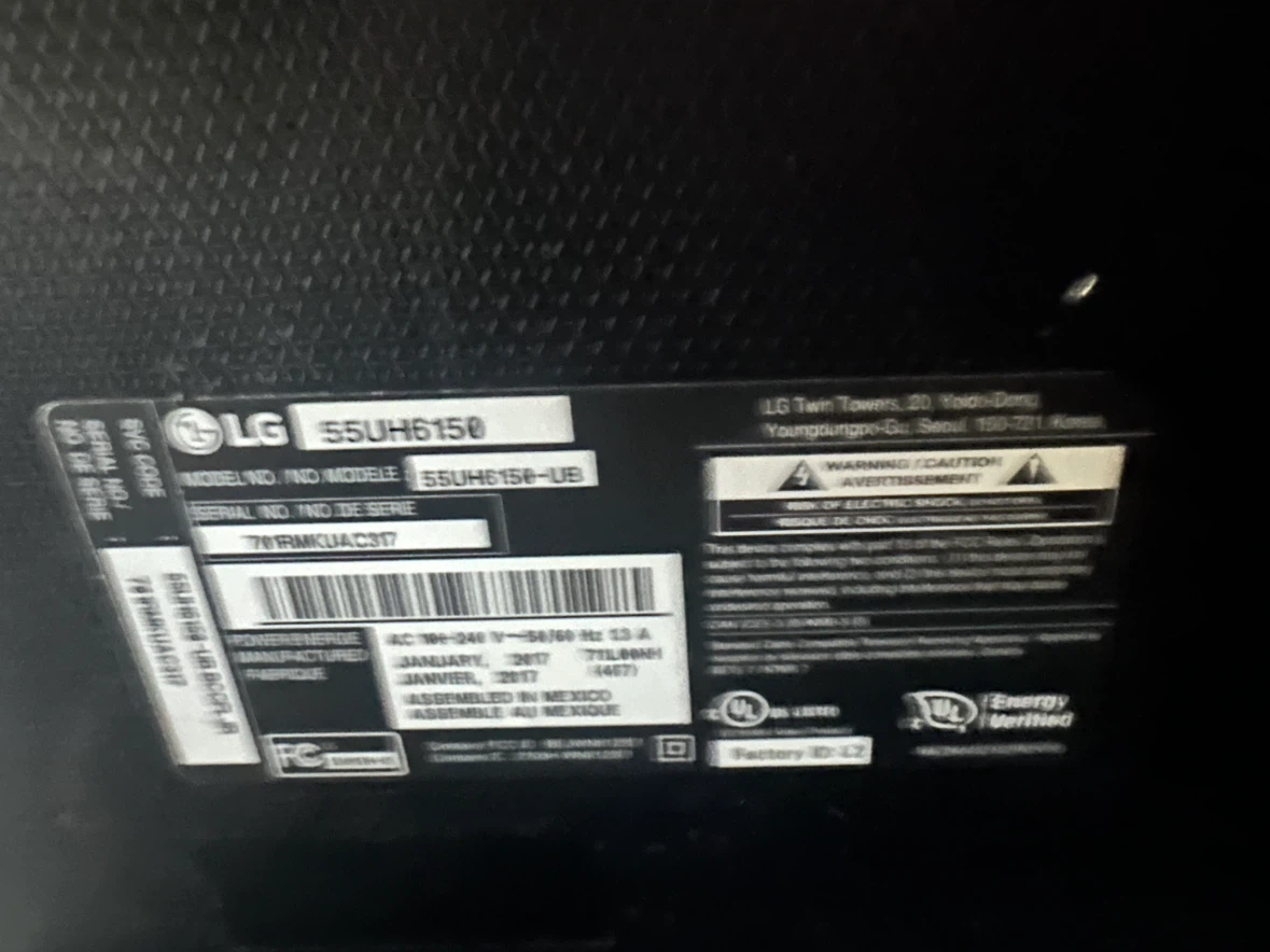 LG 55-inch 4K UHD Smart TV. Model-55UH6150. - photo 2