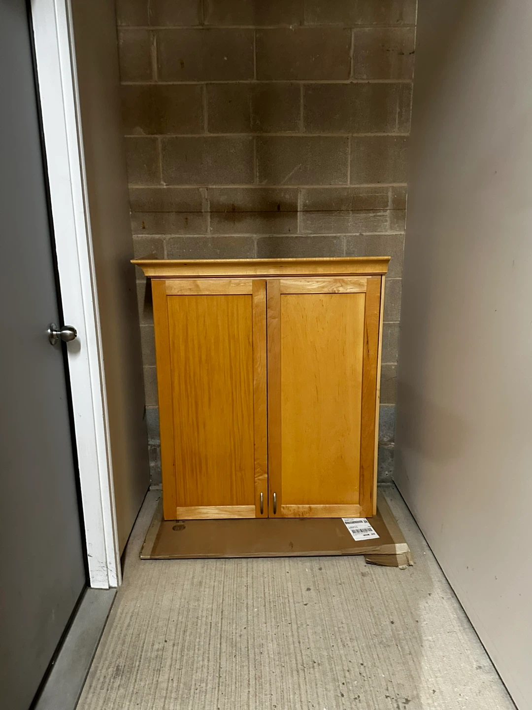 Maple Kitchen Cabinet + Granite Top – Coffee Bar/ Pantry Cabinet - photo 4