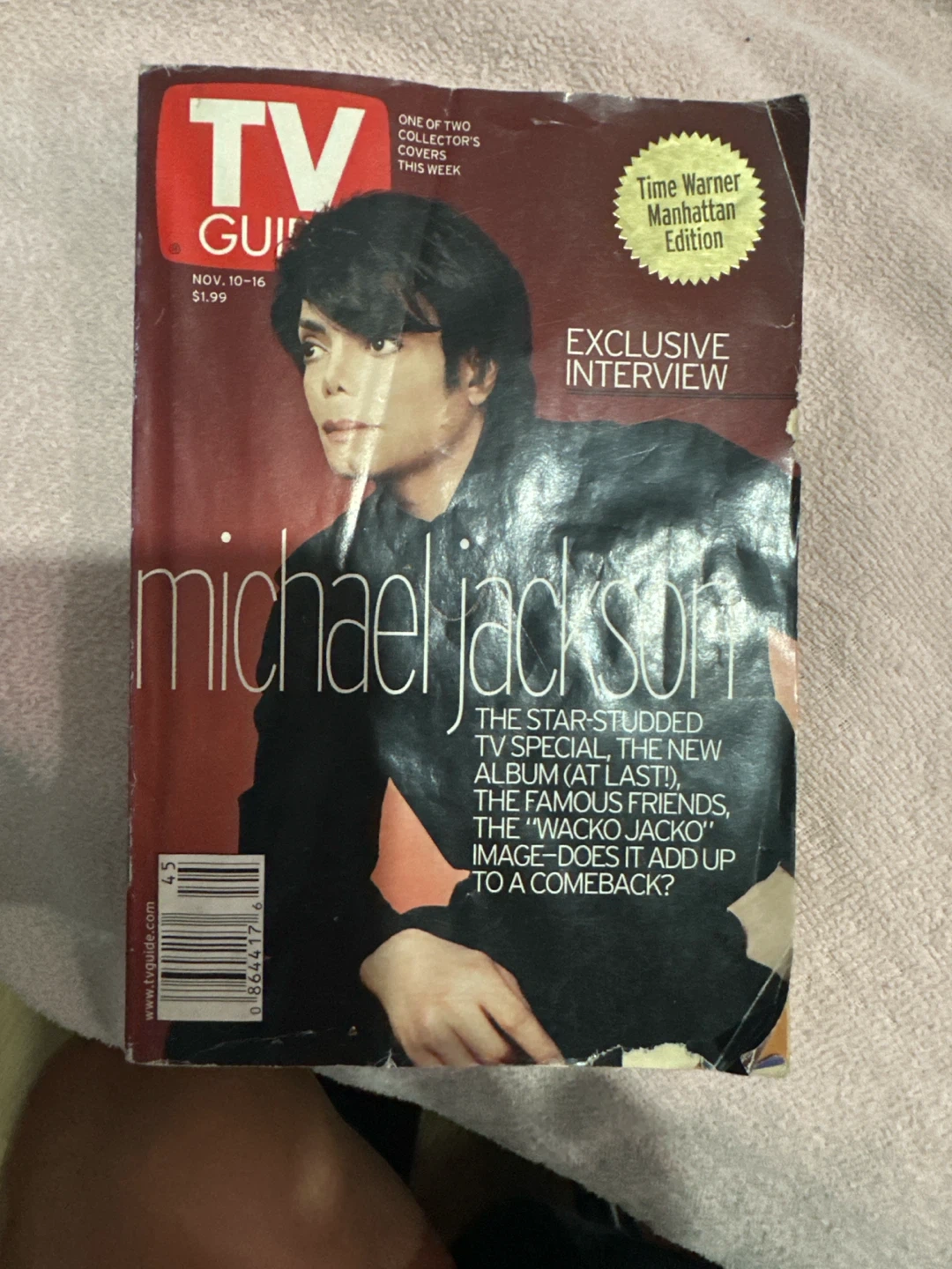 Set of 3 Vintage 2001 TV Guide Magazines