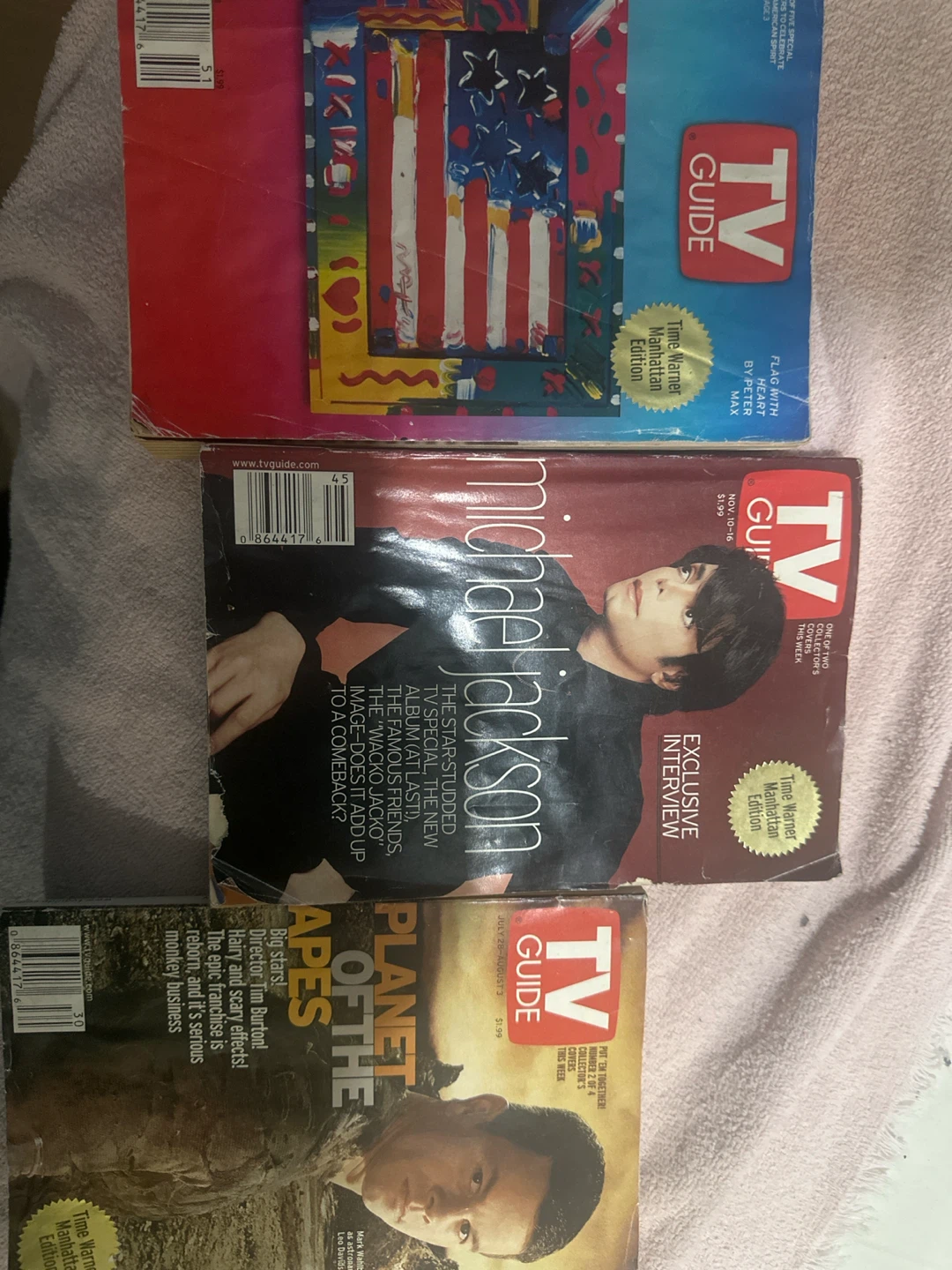 Set of 3 Vintage 2001 TV Guide Magazines - photo 5