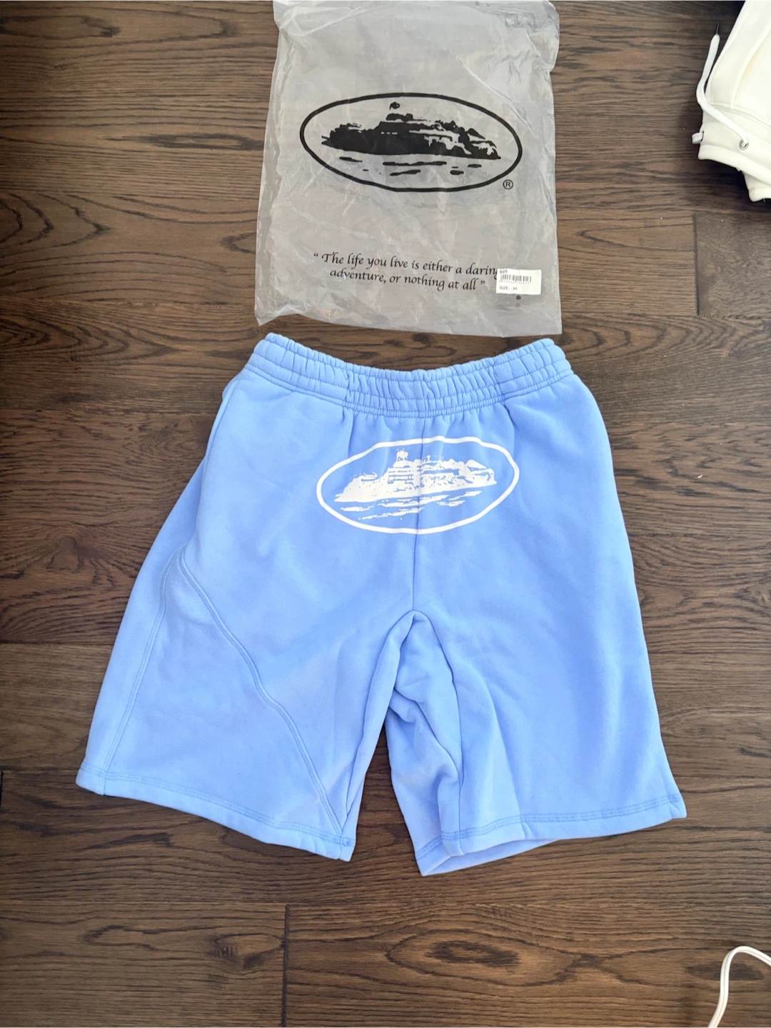 Corteiz Shorts Baby Blue Size M
