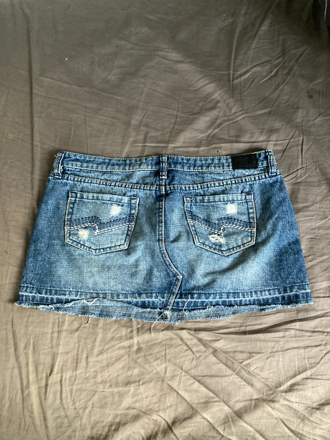 YMI Jeans Distressed Denim Mini Skirt - photo 2