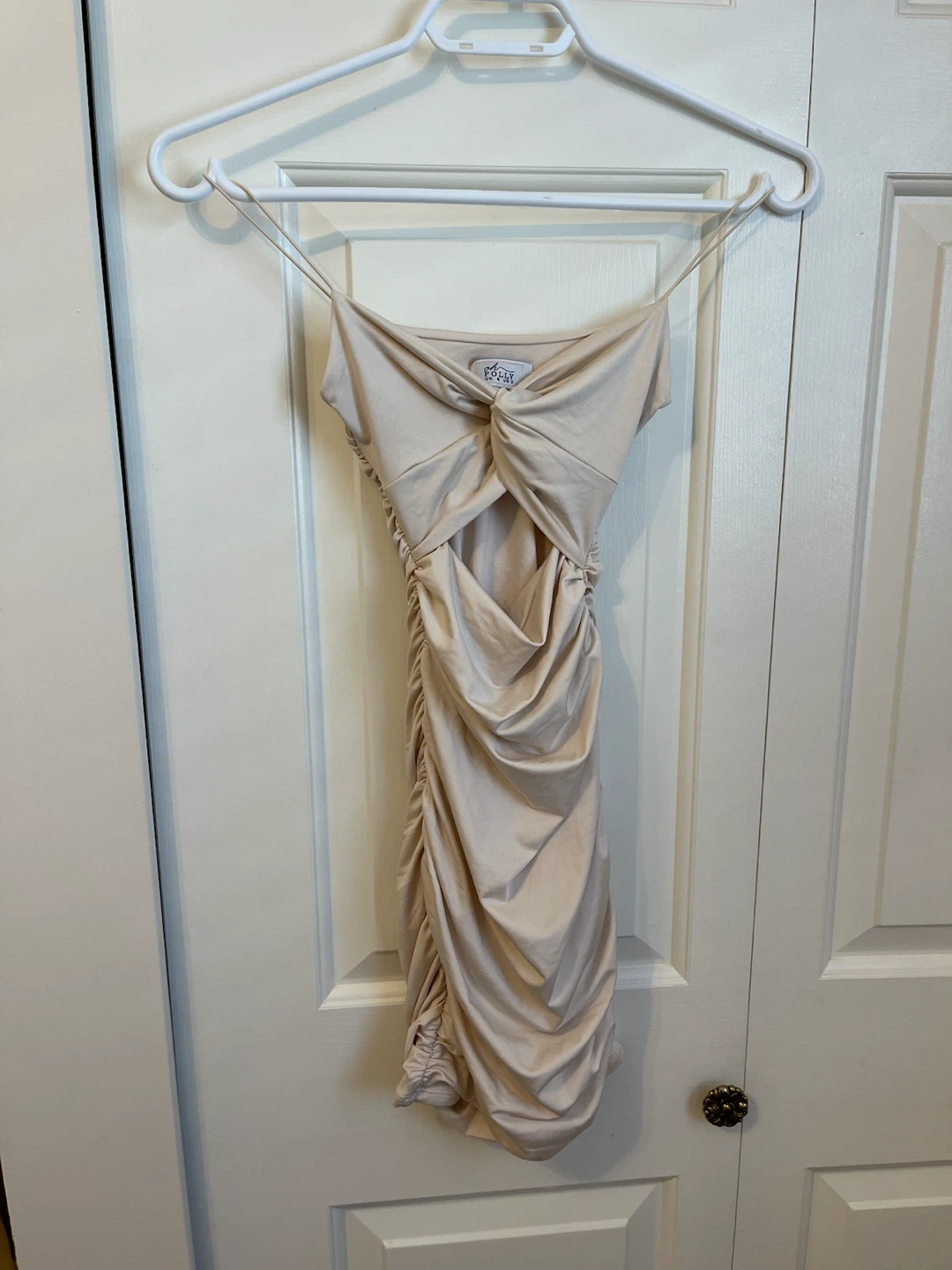 Oh Polly Ruched Mini Dress