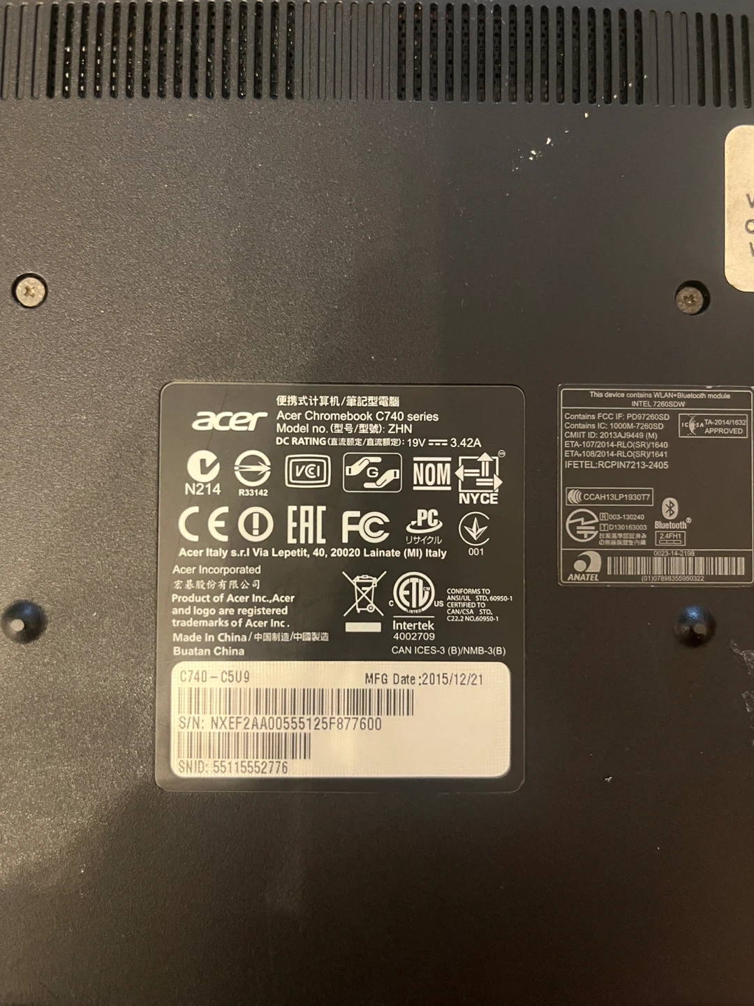 Google Chromebook C570 (please read) - photo 2