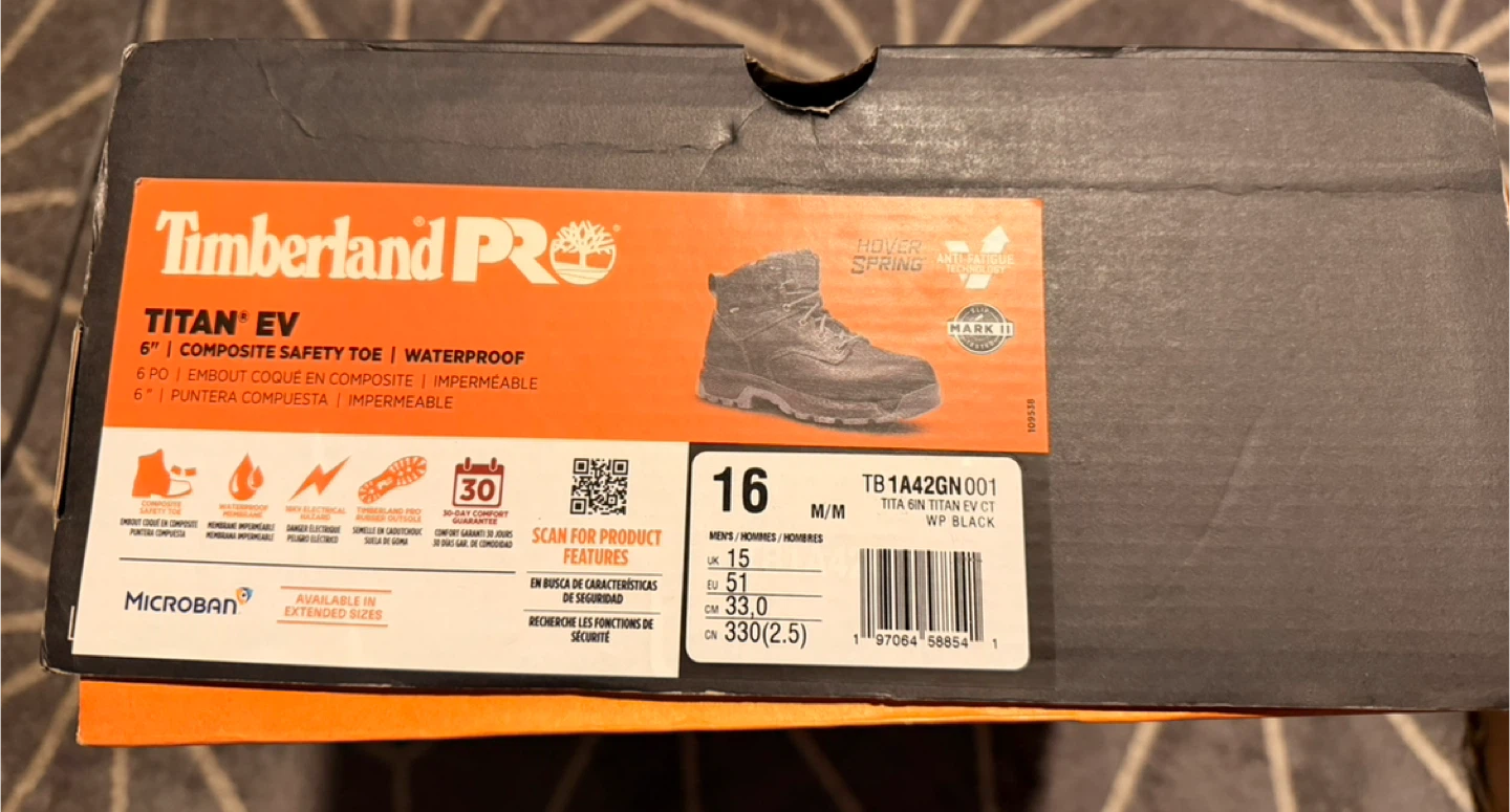 Timberland PRO Titan EV Composite Safety Toe Boots