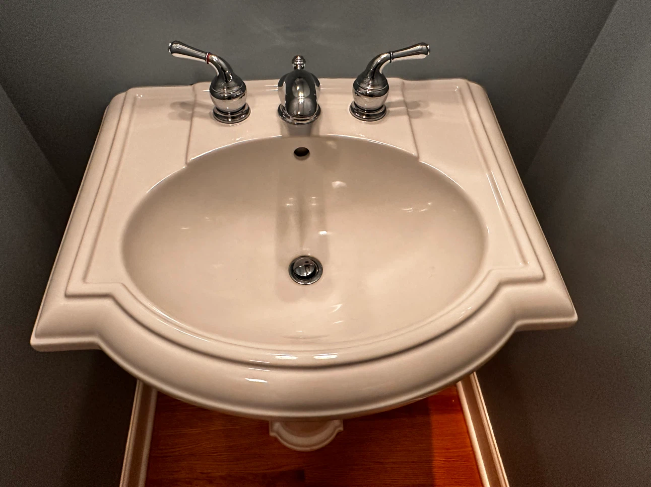 Kohler Memoirs Stately 25” Pedestal Sink-White-K-2344-4 - photo 2