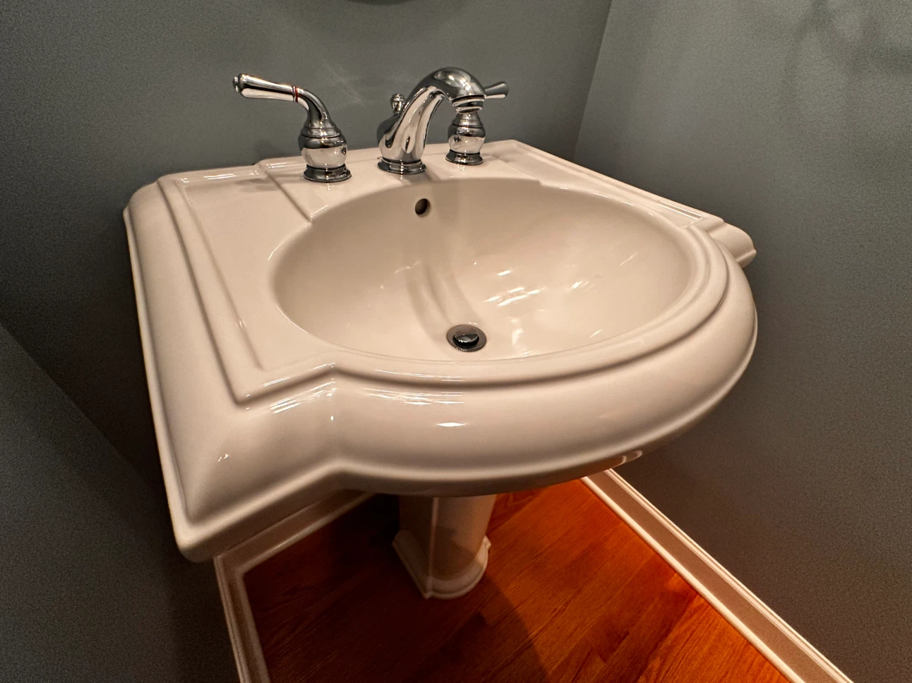 Kohler Memoirs Stately 25” Pedestal Sink-White-K-2344-4 - photo 3