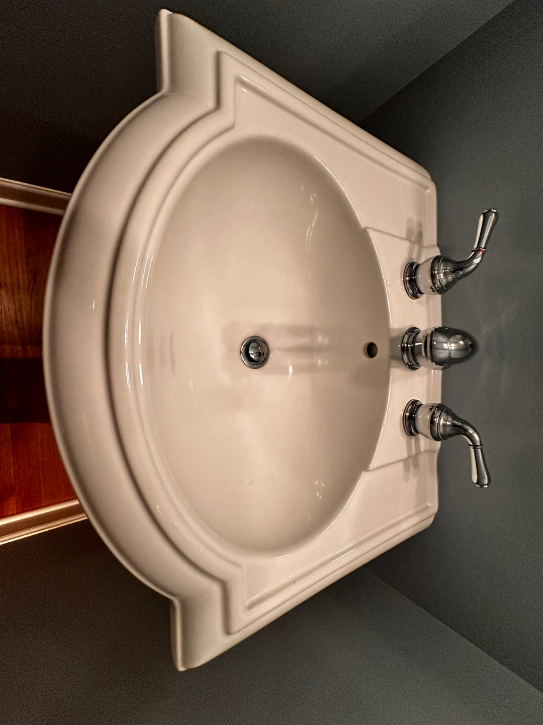 Kohler Memoirs Stately 25” Pedestal Sink-White-K-2344-4 - photo 5