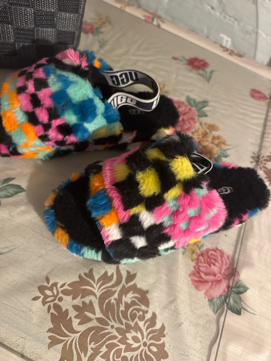 UGG Fluff Yeah Slides Multicolor