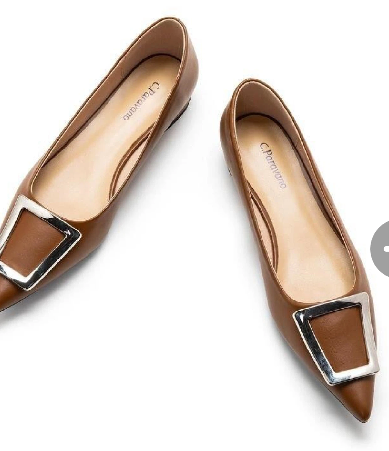 C.Paravano Two-Tone Slingback Flats - photo 4