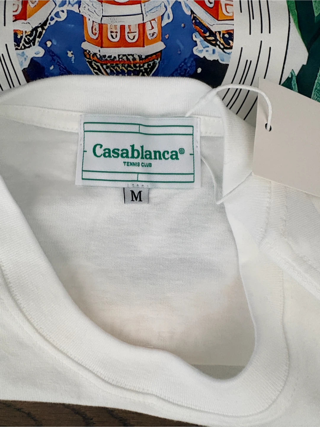 Casablanca Tennis Club T-Shirt White‼️‼️‼️FINAL SUMMER SALE - photo 3
