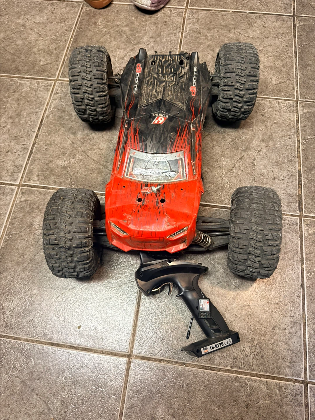 Arrma BLX RC Truck with Transmitter and Gens Ace Battery