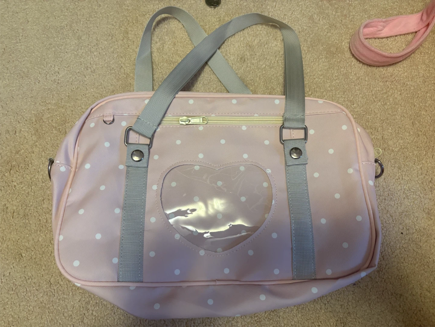 Musiluo Pink Polka Dot Ita Bag - photo 2