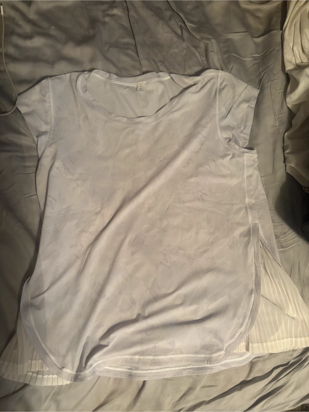 Lululemon Women's Short Sleeve Top White Size 6