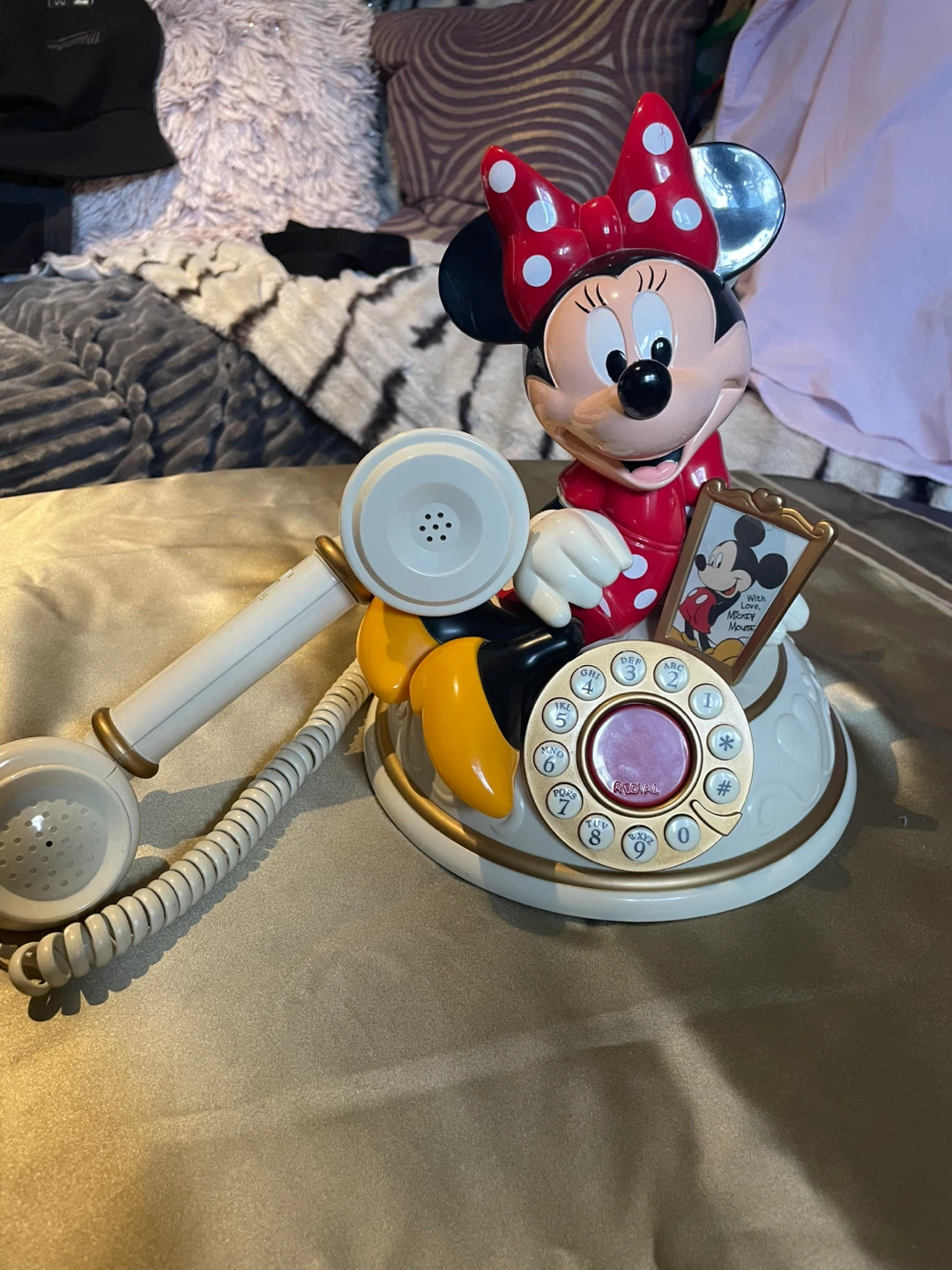 Vintage KNG America Minnie Mouse Desk Telephone - photo 2