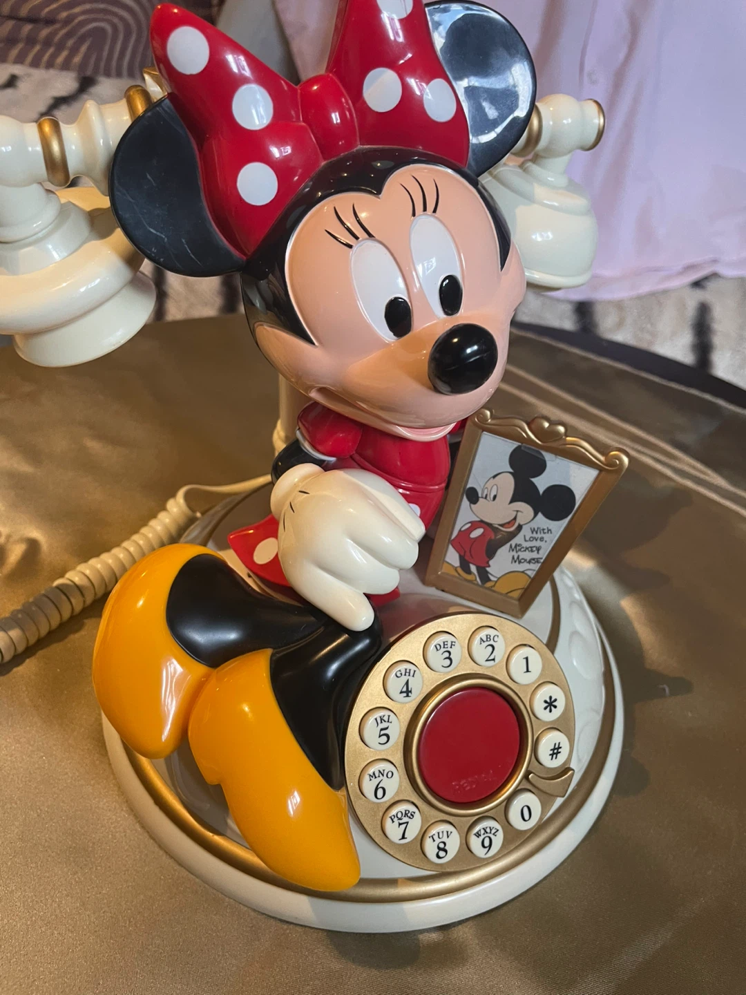 Vintage KNG America Minnie Mouse Desk Telephone - photo 3