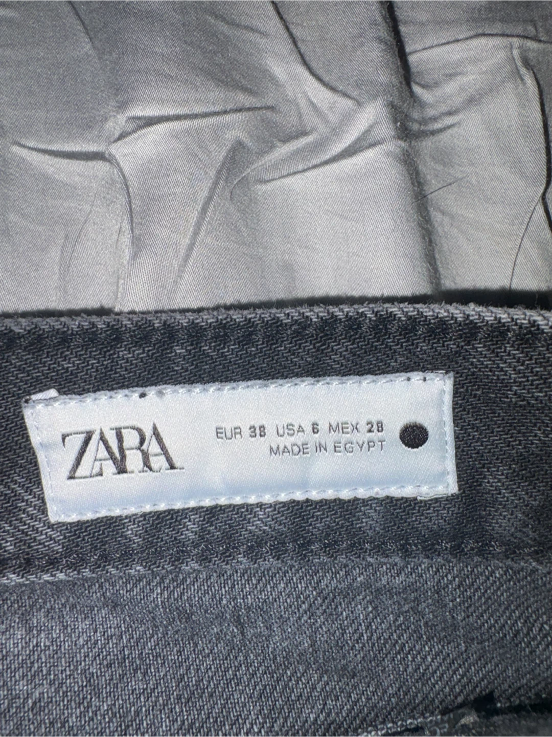 Zara Grey Jeans Size 6 - photo 2