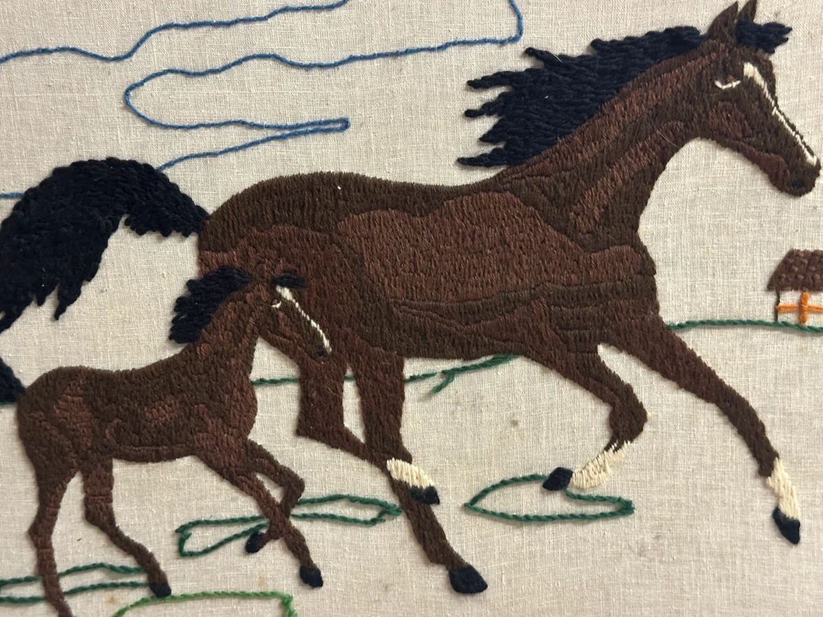 Vintage Embroidered/Yarn Artwork - photo 3