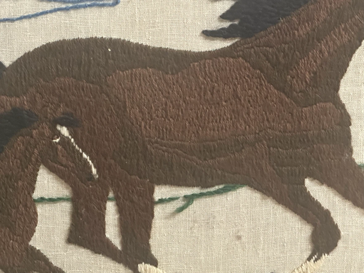 Vintage Embroidered/Yarn Artwork - photo 5