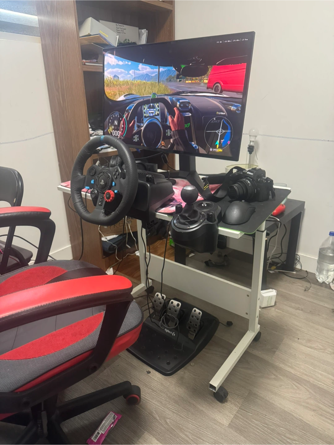 Logitech G29 Driving Force Racing Wheel and Shifter Bundle