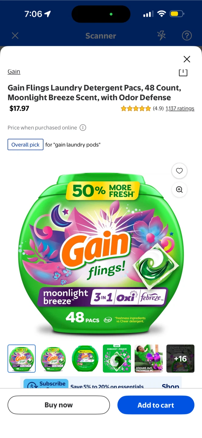 NEW GAIN flings 48ct - photo 2
