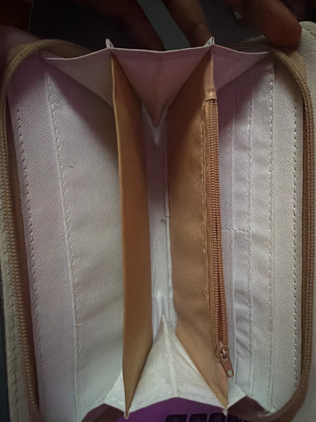 Purple Heart Pattern Zip Wallet - photo 3