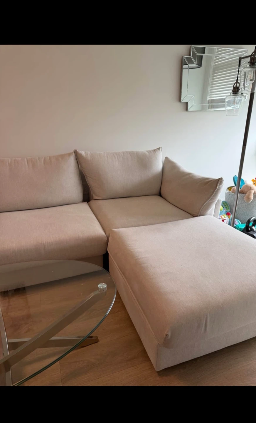 Urban barn sectional sofa with chaise - photo 2